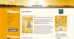 Desktop Screenshot of diebuergerliste.at